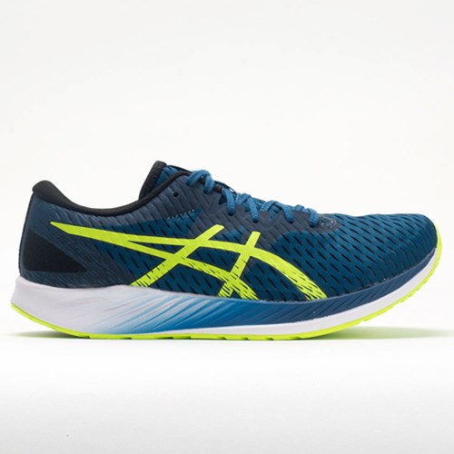 Make Blue / Hazard Green Orthofeet ASICS Hyperspeed Men's Running Shoes | LWDJK1502