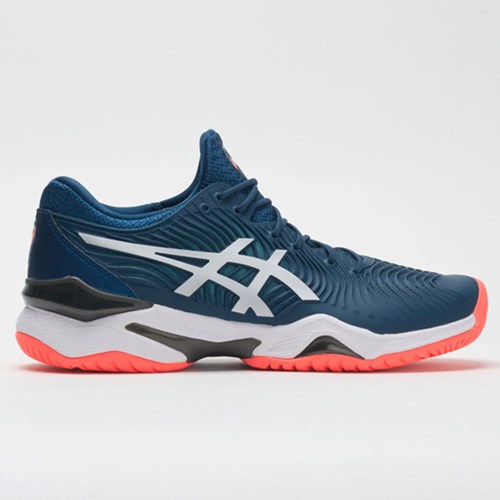 Mako Blue / White Orthofeet ASICS Court FF 2 Men's Tennis Shoes | NXRVW4987