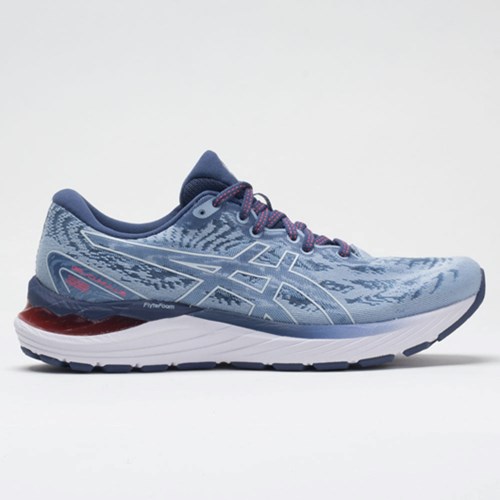 Mist / White Orthofeet ASICS GEL-Cumulus 23 Women's Running Shoes | TYGLZ2458