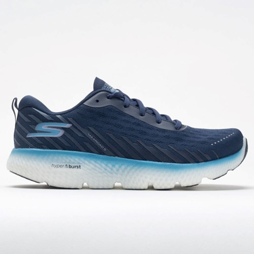 Navy / Blue Orthofeet Skechers GOrun MaxRoad 5 Women's Running Shoes | MOCHX2307