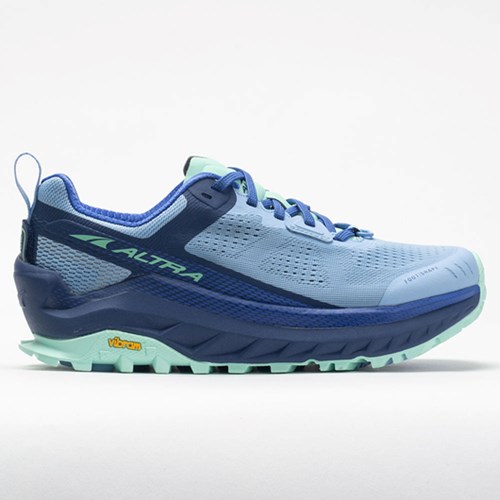 Navy / Light Blue Orthofeet Altra Olympus 4 Women's Trail Running Shoes | MLUVY7261