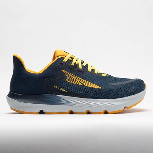 Navy Orthofeet Altra Provision 6 Men's Running Shoes | QCHUR4301