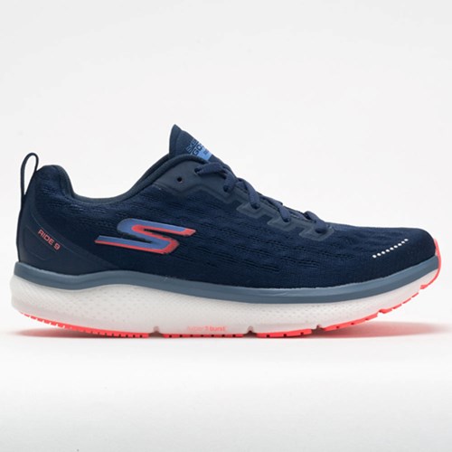 Navy / Purple Orthofeet Skechers GOrun Ride 9 Women's Running Shoes | NWDIS0762