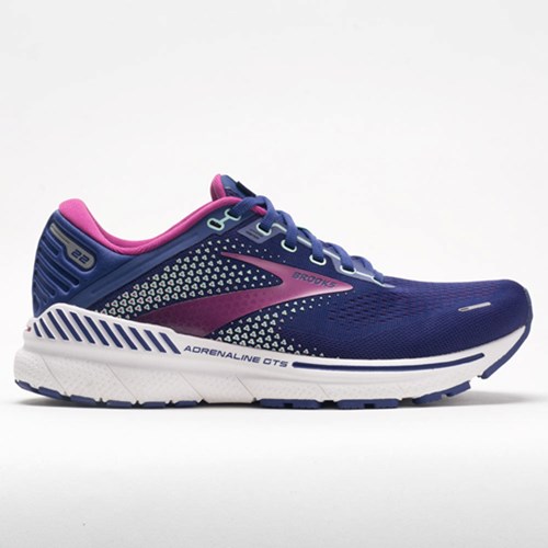 Navy / Yucca / Pink Orthofeet Brooks Adrenaline GTS 22 Women's Running Shoes | FNXRV7846