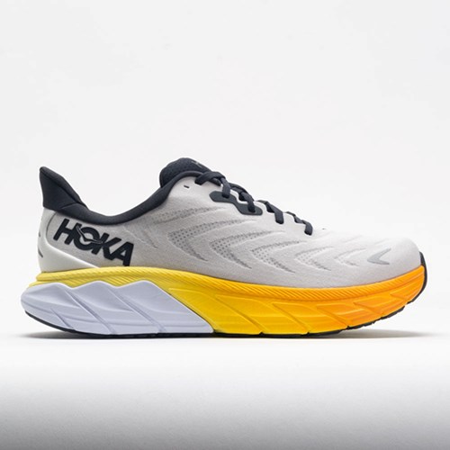 Nimbus Cloud / Blanc de Blanc Orthofeet HOKA Arahi 6 Men's Running Shoes | XNTUS5719