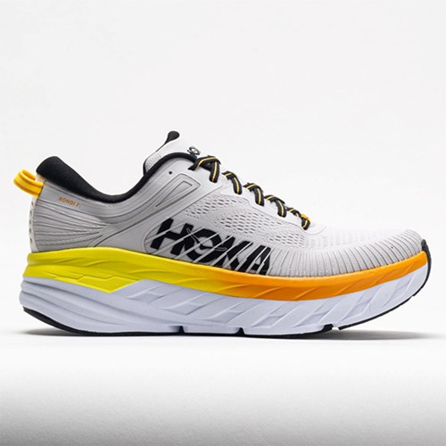 Nimbus Cloud / Radiant Yellow Orthofeet HOKA Bondi 7 Men's Running Shoes | ZXYVC0572