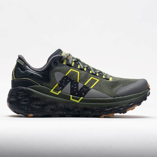 Norway Spruce / Sulphur Ylw Orthofeet New Balance Fresh Foam More Trail v2 Men's Trail Running Shoes | CXUVK6903