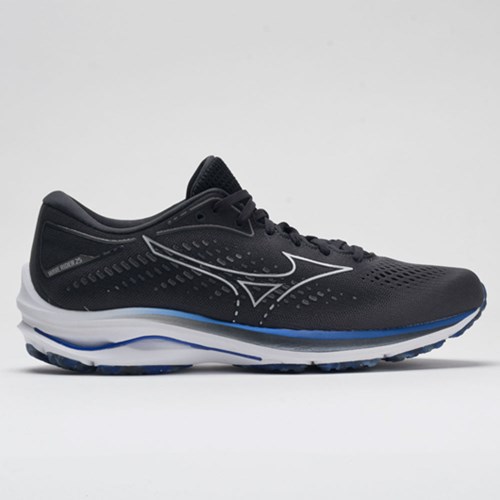 Obsidian Orthofeet Mizuno Wave Rider 25 Men's Running Shoes | BPYER7691