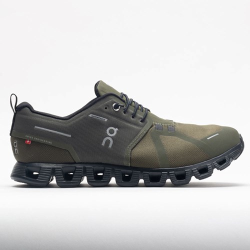 Olive / Black Orthofeet On Cloud 5 Waterproof Men's Running Shoes | DUOBI4351