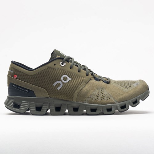 Olive / Fir Orthofeet On Cloud X Men's Running Shoes | XPNAR2038