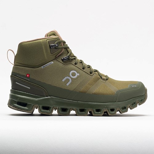 Olive / Reed Orthofeet On Cloudrock Waterproof Women's Hiking Shoes | WJCAS5498