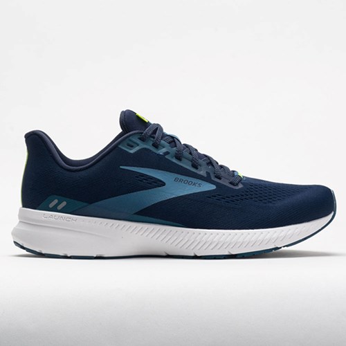 Peacoat / Legion Blue / Nightlife Orthofeet Brooks Launch 8 Men's Running Shoes | HCGDW5076