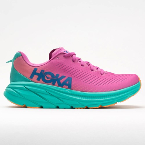 Phlox Pink / Atlantis Orthofeet Hoka One One Rincon 3 Women's Running Shoes | SELQI3652