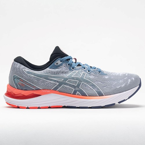 Piedmond Gray / White Orthofeet ASICS GEL-Cumulus 23 Men's Running Shoes | LDBSZ5198