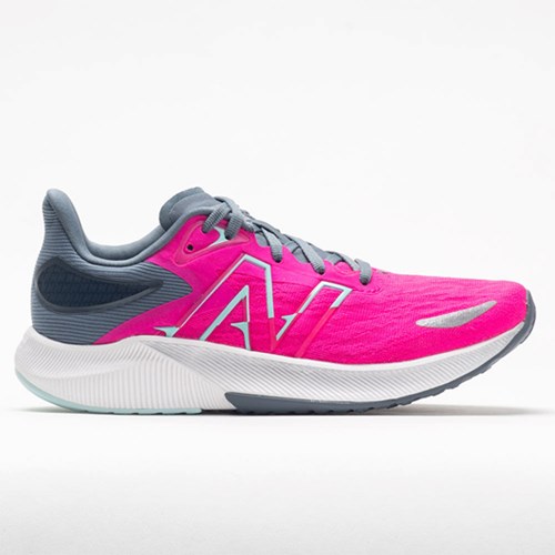 Pink Glo / Deep Ocean Grey Orthofeet New Balance FuelCell Propel v3 Women's Running Shoes | NBKAH3485