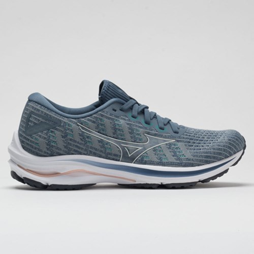 Quarry / Vaporous Gray Orthofeet Mizuno Wave Rider 25 Waveknit Women's Running Shoes | GTSAH7046