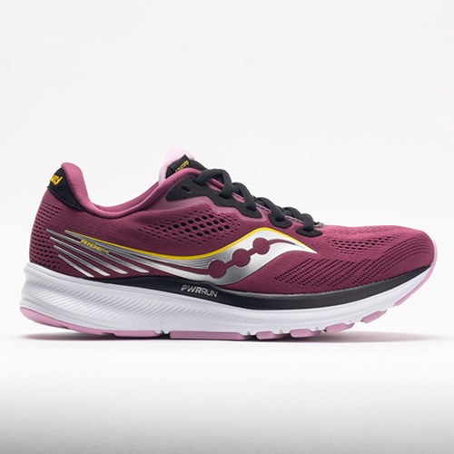 Quartz / VIZI Gold Orthofeet Saucony Ride 14 Women's Running Shoes | ZVHFT5694