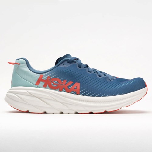 Real Teal / Eggshell Blue Orthofeet Hoka One One Rincon 3 Men's Running Shoes | IZPCV8915