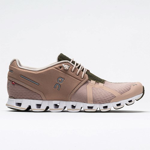 Rosebrown / Camo Orthofeet On Cloud Ripstop Women's Running Shoes | IQEGC7638