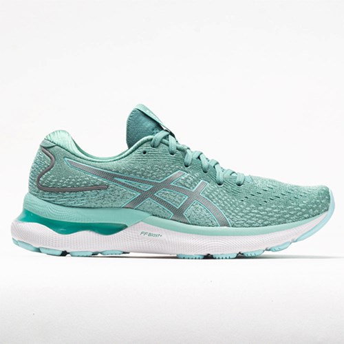 Sage / Clear Blue Orthofeet ASICS GEL-Nimbus 24 Women's Running Shoes | RPJLQ0579