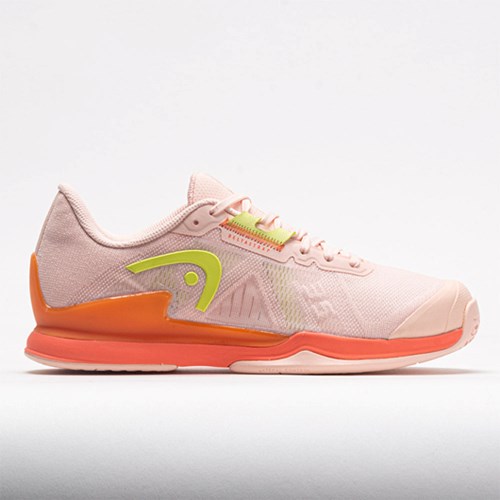 Salmon / Orange Orthofeet HEAD Sprint Pro 3.5 Women's Tennis Shoes | DTCQI0735