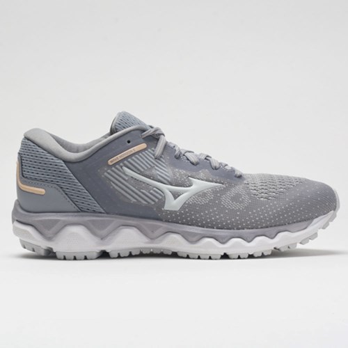 Silver Filigree / Barely Blue Orthofeet Mizuno Wave Horizon 5 Women's Running Shoes | WORVM8694