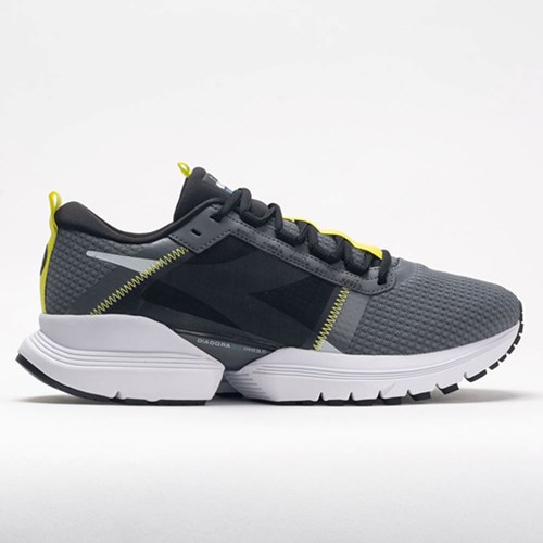 Steel Gray / Black Orthofeet Diadora Mythos Blushield Elite TRX 2 Men's Running Shoes | AUNID6859