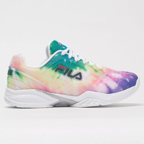 Tie-Dye Print Orthofeet Fila Axilus 2 Energized Women's Tennis Shoes | VDROH7859