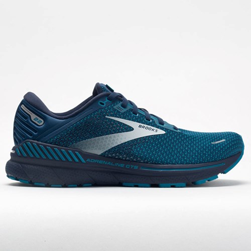 Titan / Teal / Grey Orthofeet Brooks Adrenaline GTS 22 Men's Running Shoes | ADYIT1840