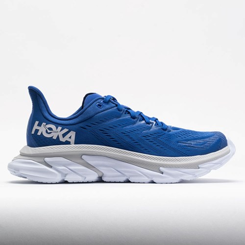 Turkish Sea / White Orthofeet HOKA Clifton Edge Men's Running Shoes | KOXHR3942