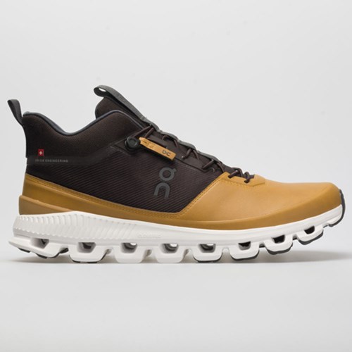 Umber / Caramel Orthofeet On Cloud Hi Men's Lifestyle Sneakers | LCOAI1298