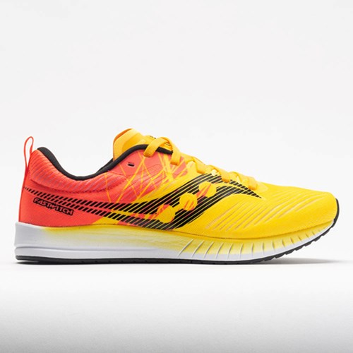 Vizi Gold / Vizi Red Orthofeet Saucony Fastwitch 9 Men's Running Shoes | MJXGR0351