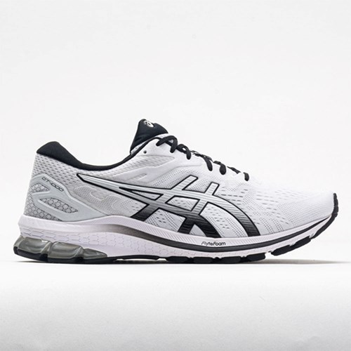 White / Black Orthofeet ASICS GT-1000 10 Men's Running Shoes | SPAJL7561