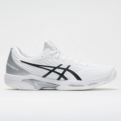 White / Black Orthofeet ASICS Solution Speed FF 2 Men's Tennis Shoes | WVLMN4509