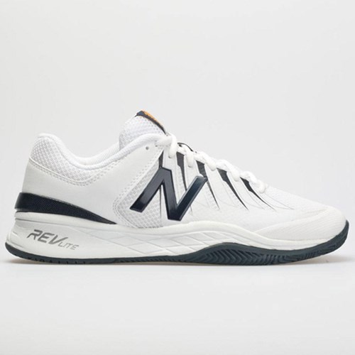 White / Black Orthofeet New Balance 1006 Men's Tennis Shoes | TBSAV2837