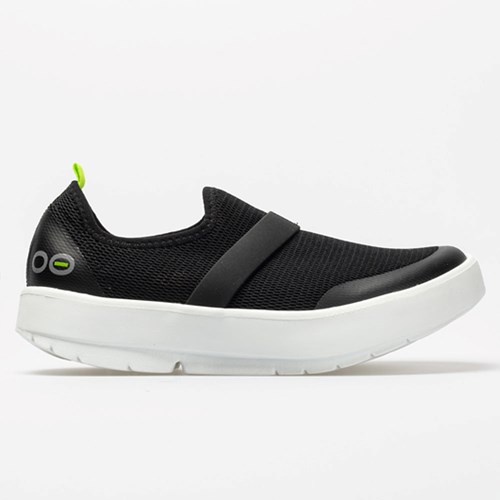 White / Black Orthofeet OOFOS OOmg Low Women's Walking Shoes | PKVGA4159