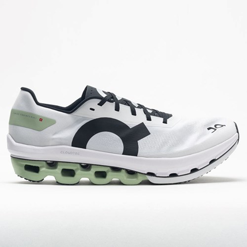 White / Black Orthofeet On Cloudboom Echo Men's Running Shoes | FDQRM7305