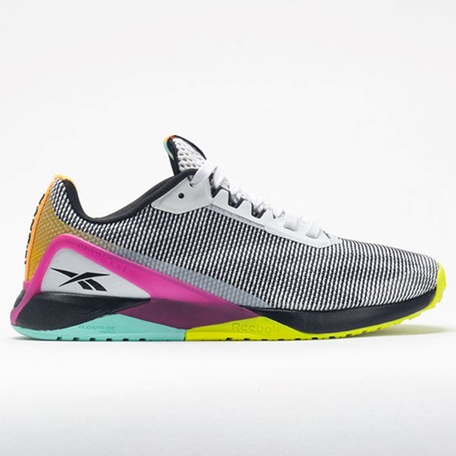 White / Black / Pursuit Pink Orthofeet Reebok Nano X1 Men's Training Shoes | FLZQS1758