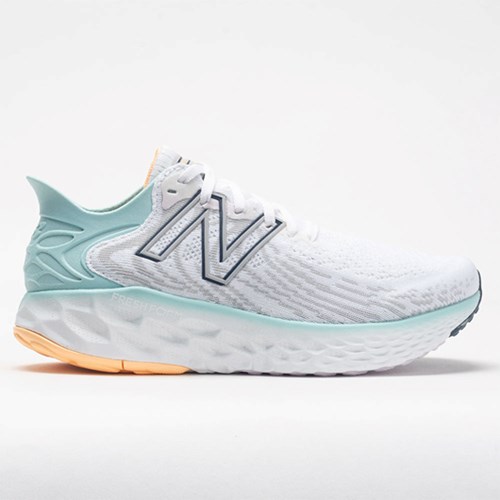 White / Blue Chill Orthofeet New Balance Fresh Foam 1080v11 Women's Running Shoes | CMPOF2056