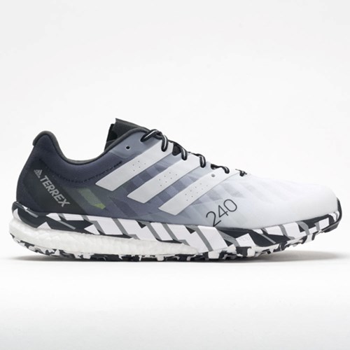 White / Core Black Orthofeet adidas Terrex Speed Ultra Men's Trail Running Shoes | YSQBI3104