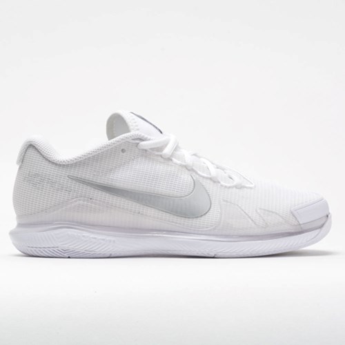 White / Metallic Silver Orthofeet Nike Air Zoom Vapor Pro Women's Tennis Shoes | VTZOM0569