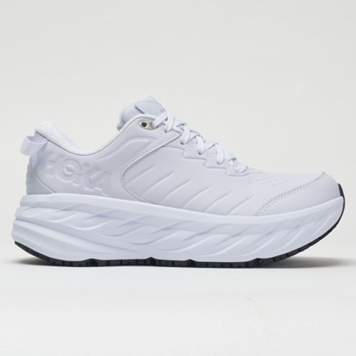 White Orthofeet Hoka One One Bondi SR Men's Walking Shoes | QVJCP4813