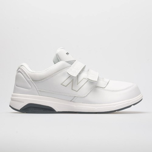 White Orthofeet New Balance 813 Velcro Men's Walking Shoes | DWSEN7042