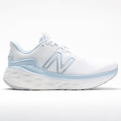 White / UV Glo / Ghost Pepper Orthofeet New Balance Fresh Foam More v3 Women's Running Shoes | PTBWJ2907