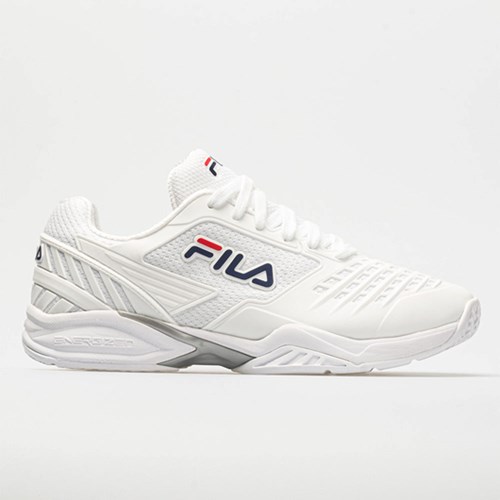 White / White / Fila Navy Orthofeet Fila Axilus 2 Energized Women's Tennis Shoes | CYUAS5974