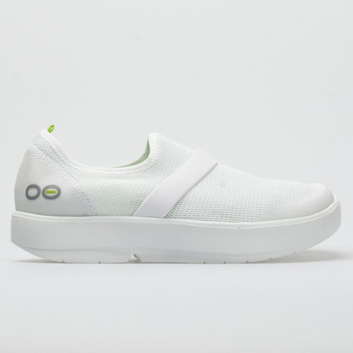 White / White Orthofeet OOFOS OOmg Low Women's Walking Shoes | YFGWH5912