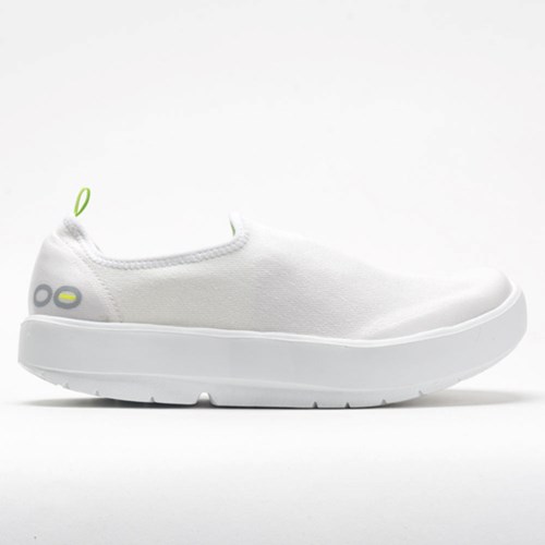 White / White Orthofeet OOFOS OOmg eeZee Women's Walking Shoes | YKXTH8510