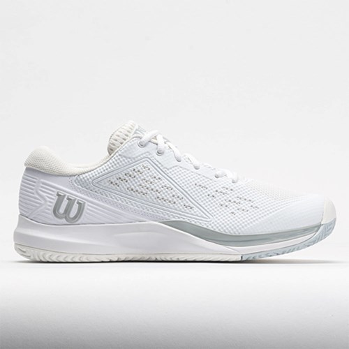 White / White / Pearl Blue Orthofeet Wilson Rush Pro Ace Men's Tennis Shoes | OCHYU8052