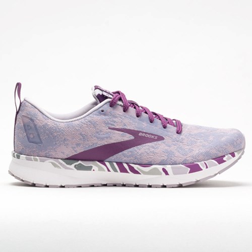 White / Wood Violet / Iris Orthofeet Brooks Revel 4 Abstract Pack Women's Running Shoes | OSQDP4189