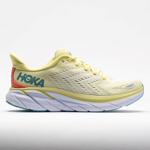 Yellow Pear / Sweet Corn Orthofeet HOKA Clifton 8 Women's Running Shoes | ASNEW1502